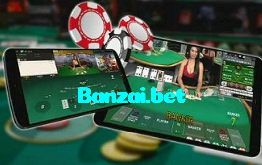 Banzai.bet casino presented on mobile device in Pakistan with slots and live games